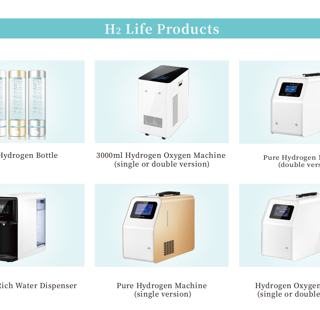 h2 life hydrogen water system
hydrogen water system