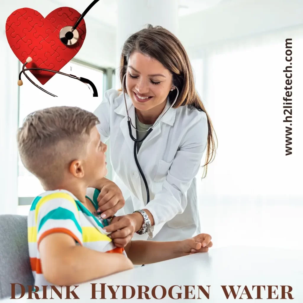 drink hydrogen water for healthy heart