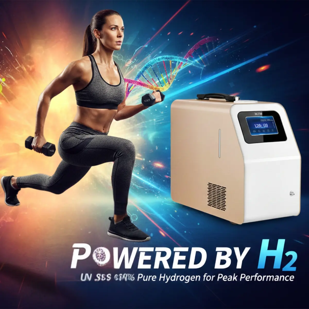 pure hydrogen
